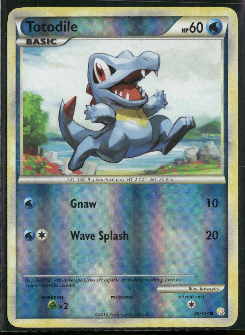 HeartGold SoulSilver Totodile #86/123
