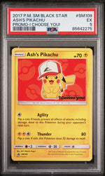 2017 Pokemon Sm Black Star Promo Promo-I Choose You! Ash'S Pikachu 5 PSA #SM109