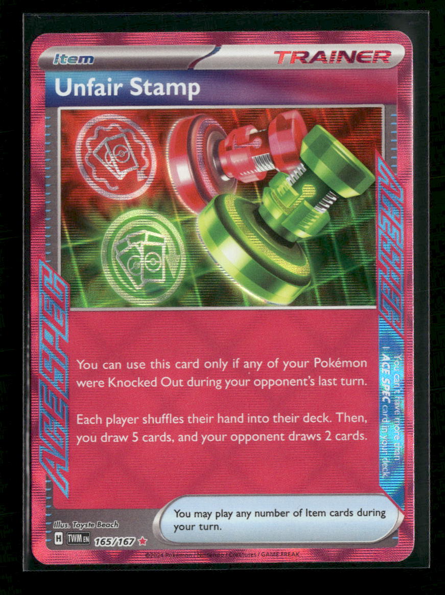 SV06: Twilight Masquerade Unfair Stamp #165/167