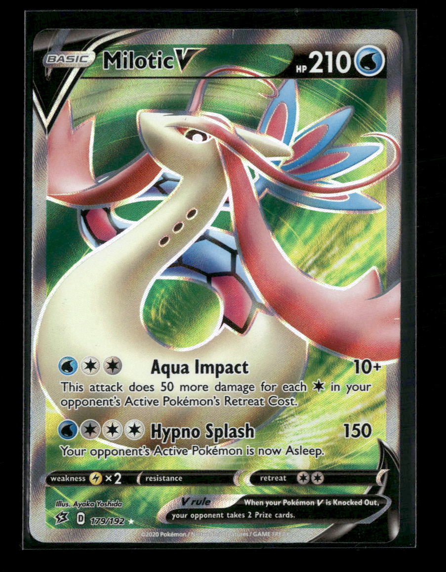 SWSH02: Rebel Clash Milotic V (Full Art) #179/192