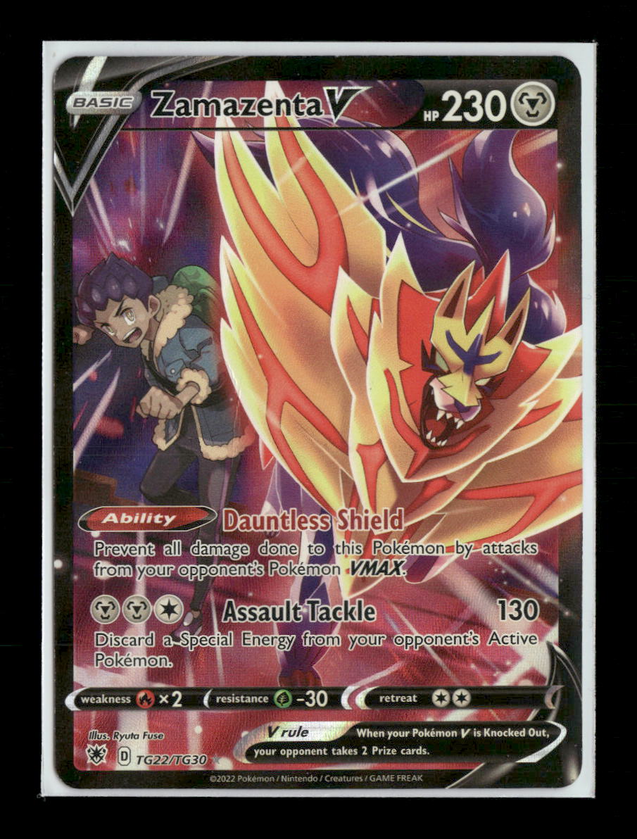 SWSH10: Astral Radiance Trainer Gallery Zamazenta V #TG22/TG30