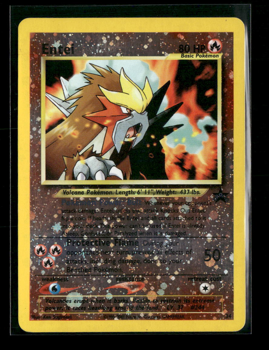 WoTC Promo Entei #34/53 *Damaged*