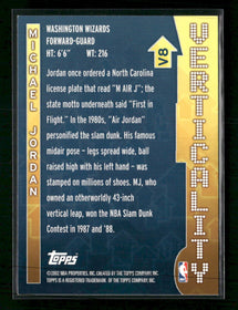 2002-03 Topps Verticality Michael Jordan #V8