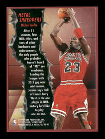 1996-97 Metal Michael Jordan #241