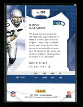 2021 Panini Playoff No Huddle Steve Largent #/10 #200