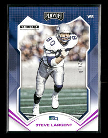 2021 Panini Playoff No Huddle Steve Largent #/10 #200