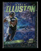 2021 Panini Contenders Optic Optic Illusion Black Scope DK Metcalf #/25 #OI-DKM