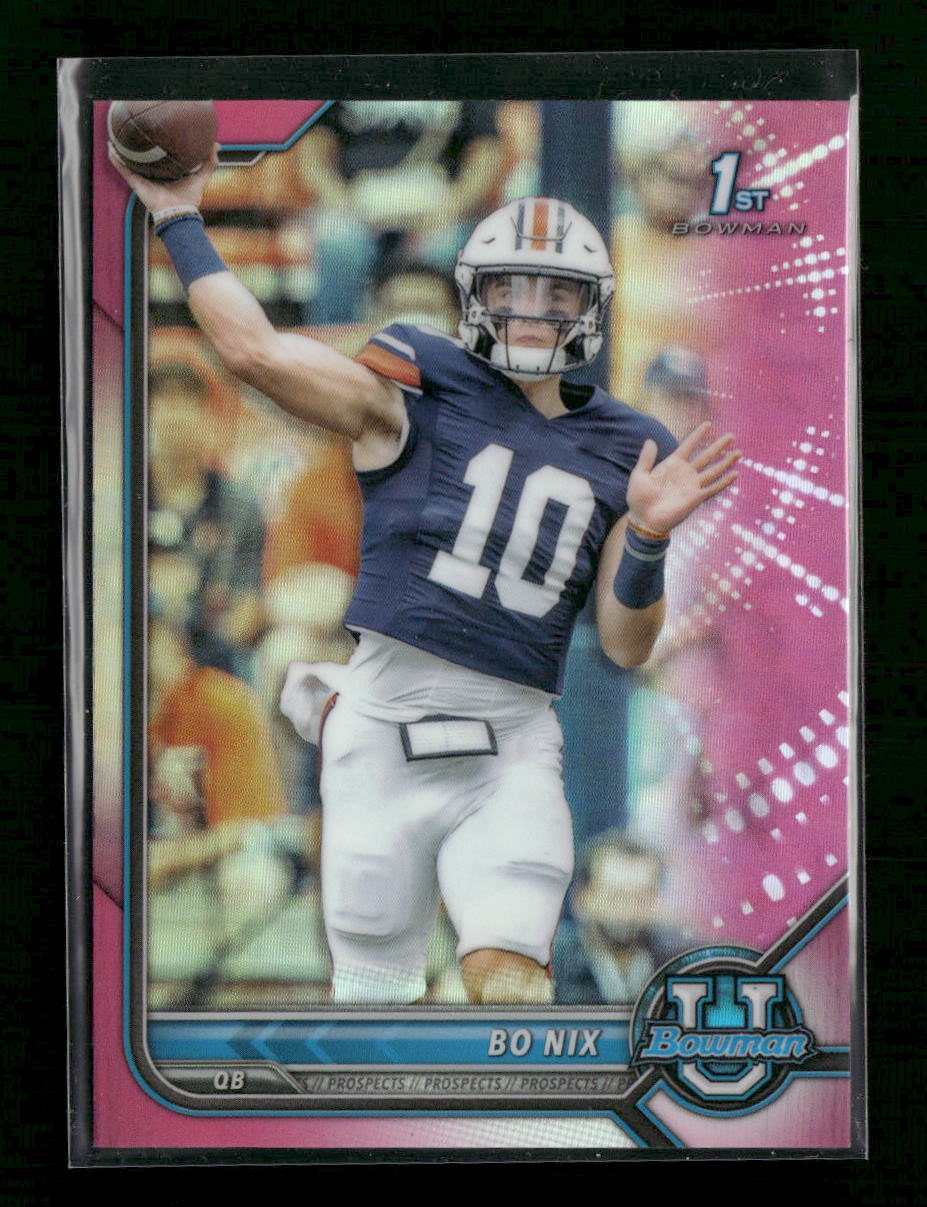 2021-22 Bowman University Chrome Pink Bo NIx #8