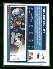 2025 Donruss Optic Electricity Tory Horton Rookie #/75 #295