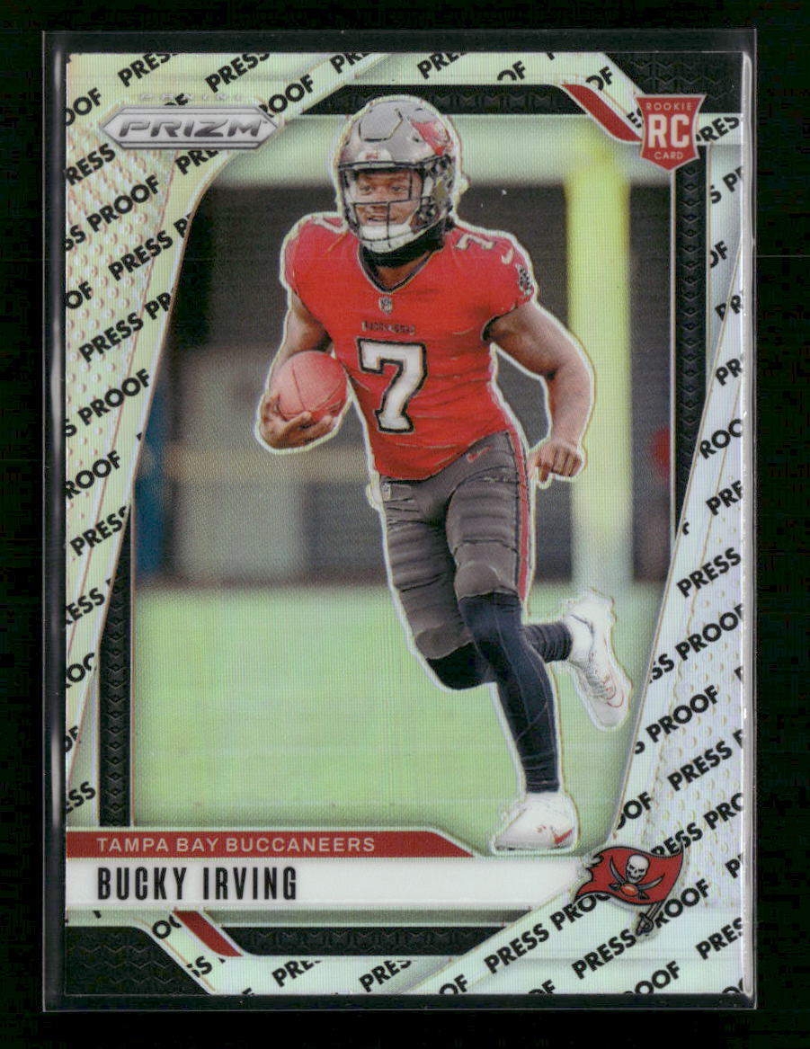 2024 Panini Prizm Press Proof Bucky Irving Rookie #316