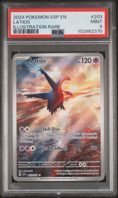 2024 Pokemon Ssp En-Surging Sparks Illustration Rare Latios 9 PSA #203