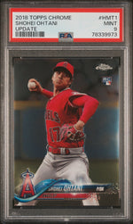 2018 Topps Chrome Update Shohei Ohtani Rookie PSA 9 #HMT1