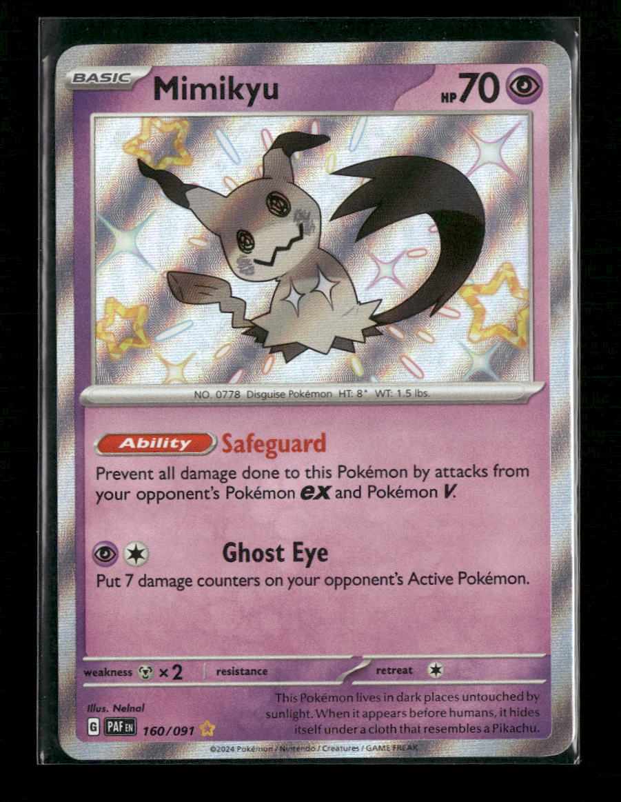 SV: Paldean Fates Mimikyu -160/091 #160/091