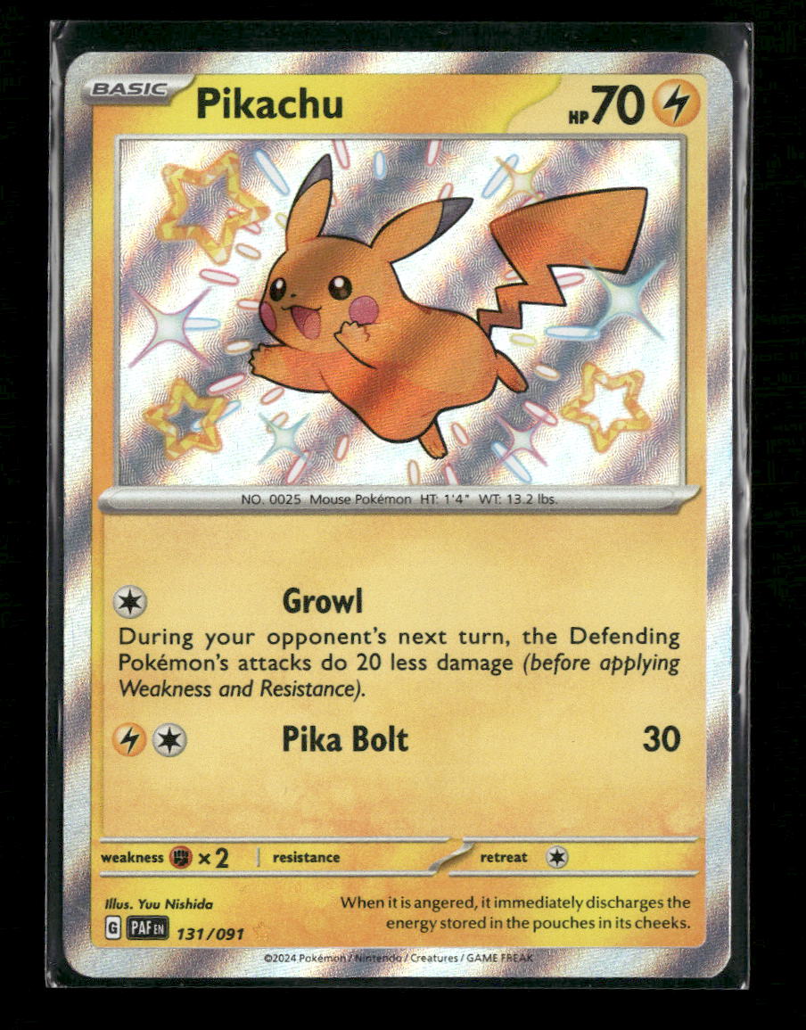SV: Paldean Fates Pikachu #131/091