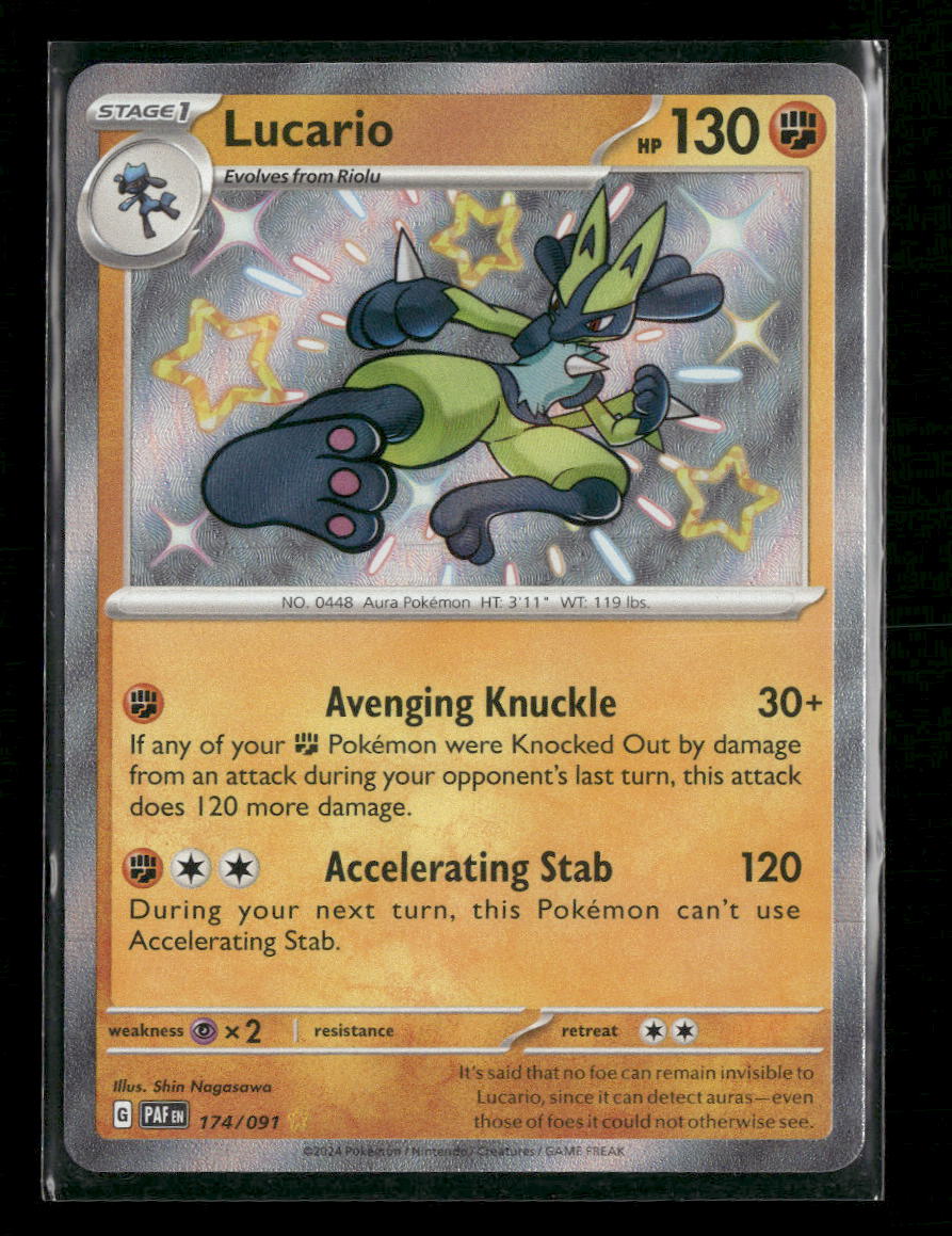 SV: Paldean Fates Lucario #174/091
