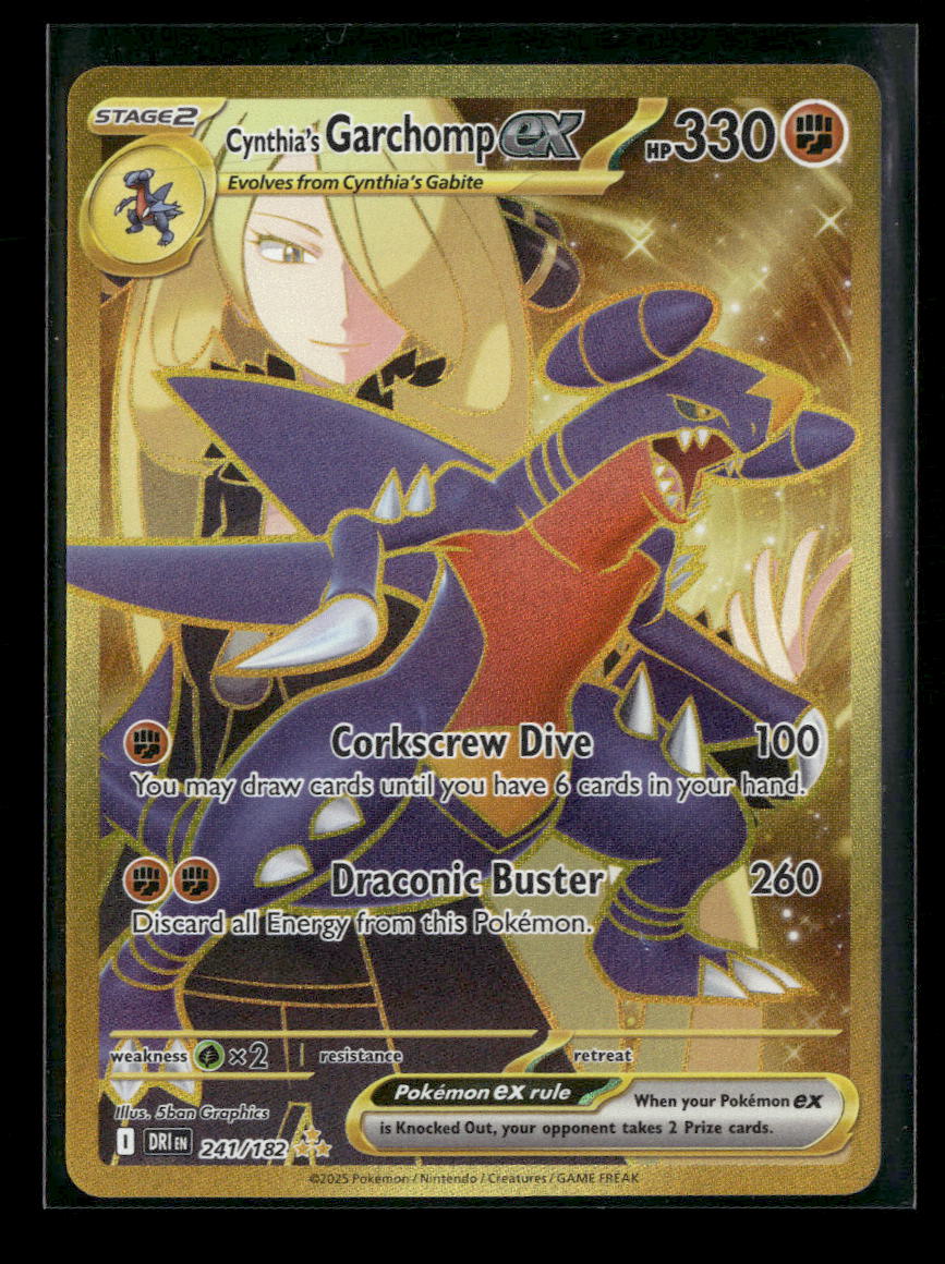 SV10: Destined Rivals Cynthia's Garchomp ex #241/182