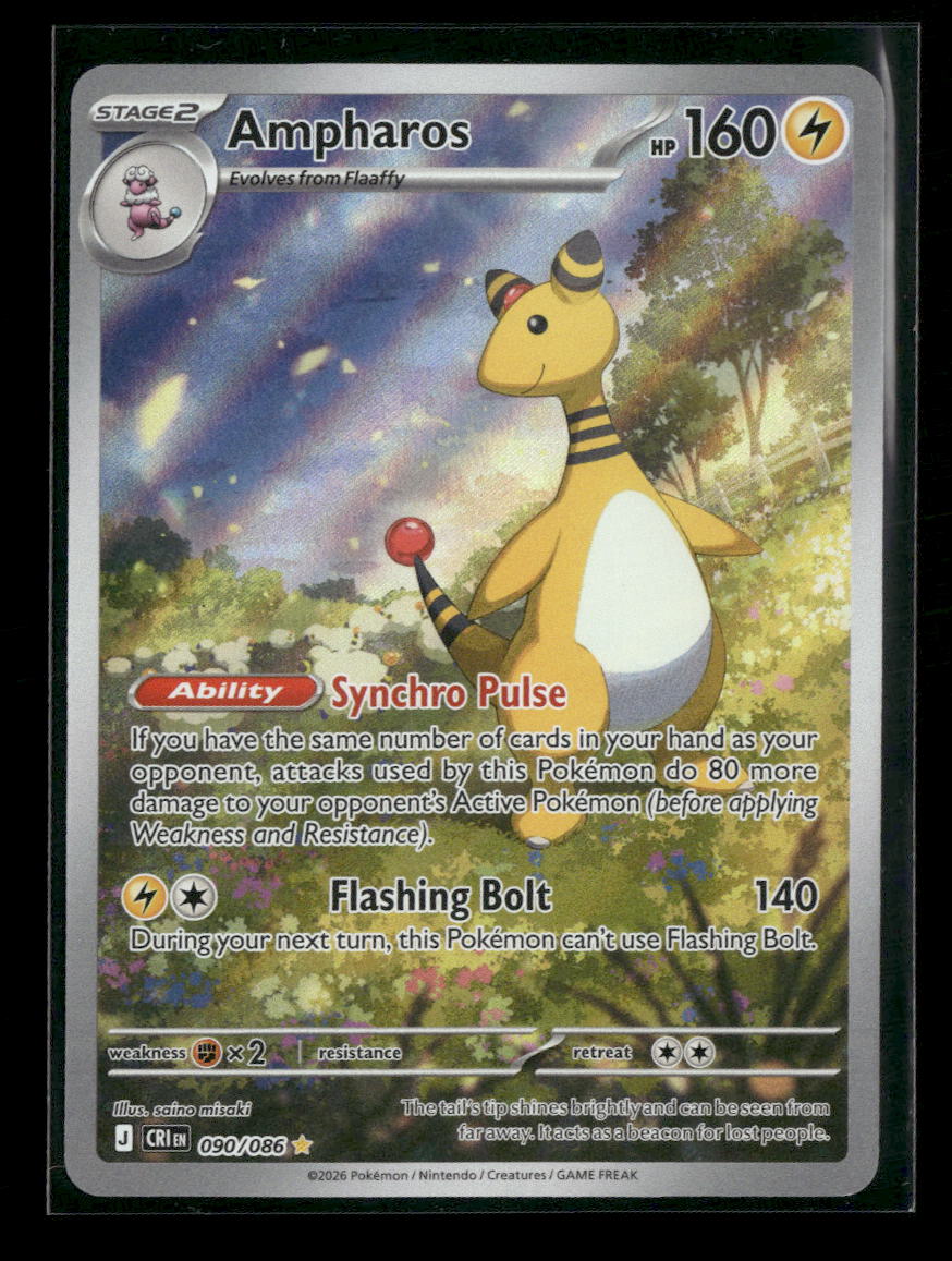 ME04: Chaos Rising Ampharos #090/086