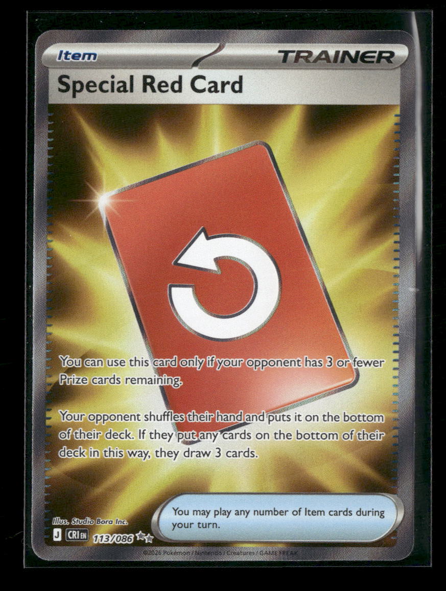 ME04: Chaos Rising Special Red Card #113/086