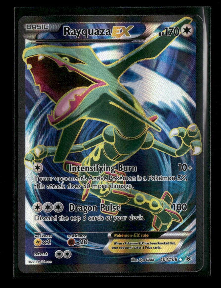 XY - Roaring Skies Rayquaza EX (104 Full Art) #104/108