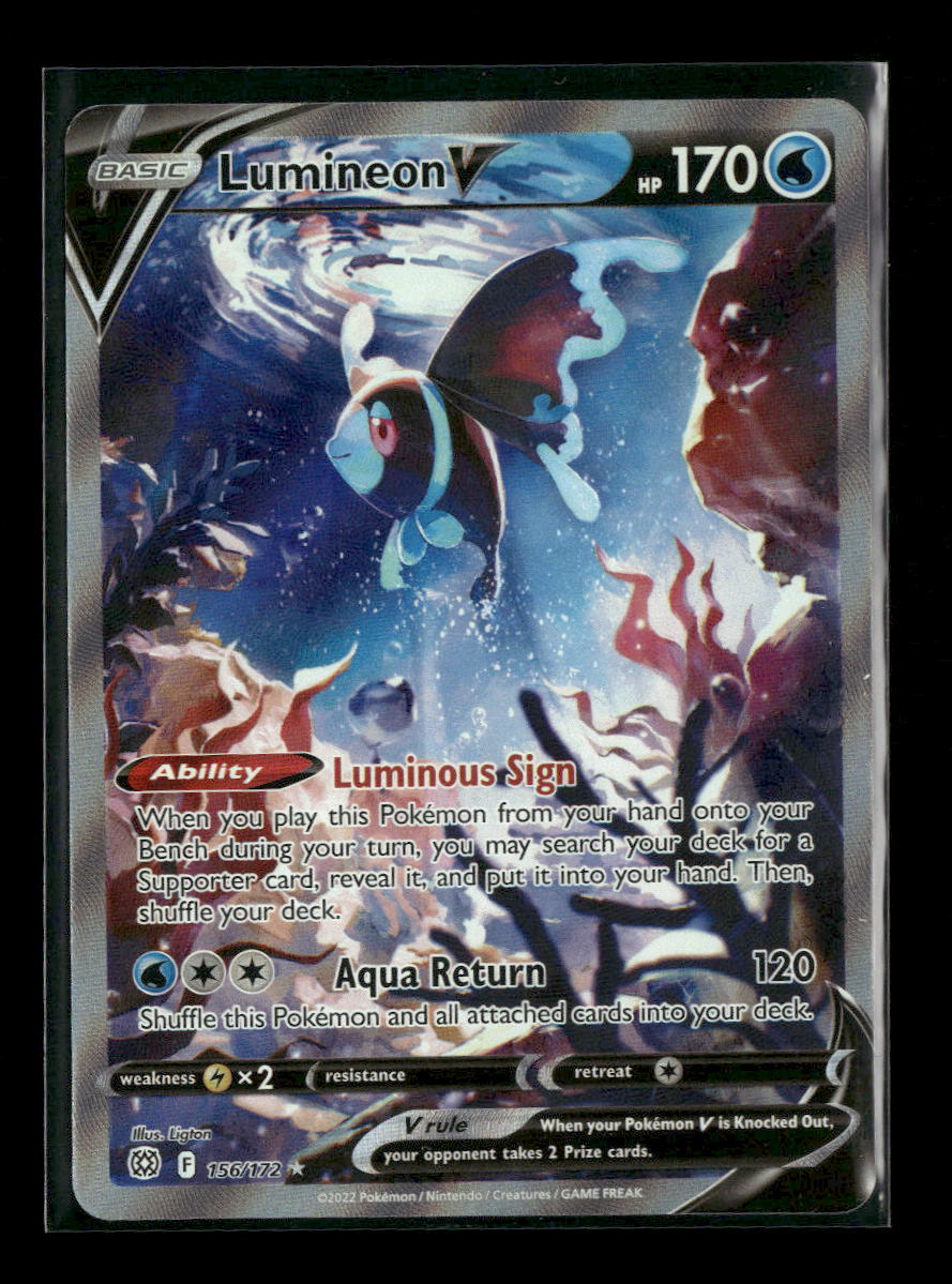 SWSH09: Brilliant Stars Lumineon V (Alternate Full Art) #156/172