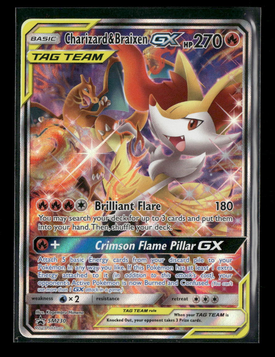 SM Promos Charizard & Braixen GX #SM230