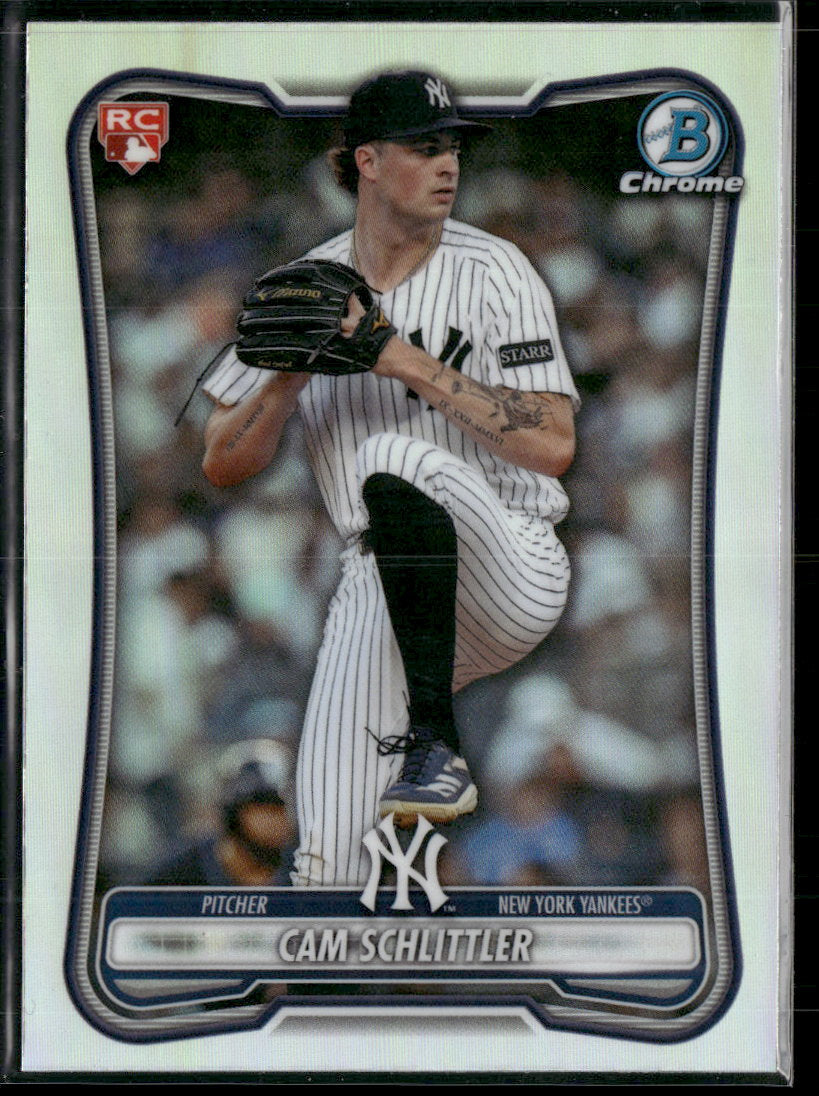 2026 Bowman Rookie Red RC Logo Cam Schlittler Rookie #53