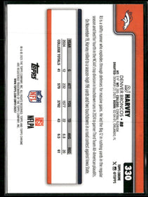 2025 Topps Green Lava Refractor RJ Harvey Rookie /99 #330