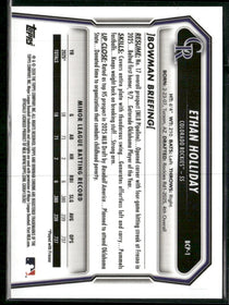 2026 Bowman Chrome Prospects Reptilian Refractor Ethan Holliday #BCP-1