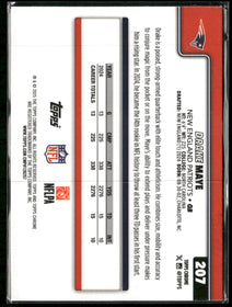 2025 Topps Chrome Lime Green X-Fractor Drake Maye #207