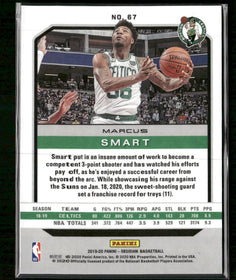 2019-20 Panini Obsidian Electric Etch Orange Marcus Smart #/50 #67