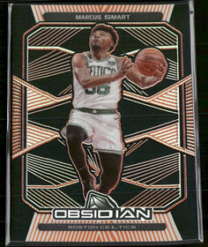 2019-20 Panini Obsidian Electric Etch Orange Marcus Smart #/50 #67