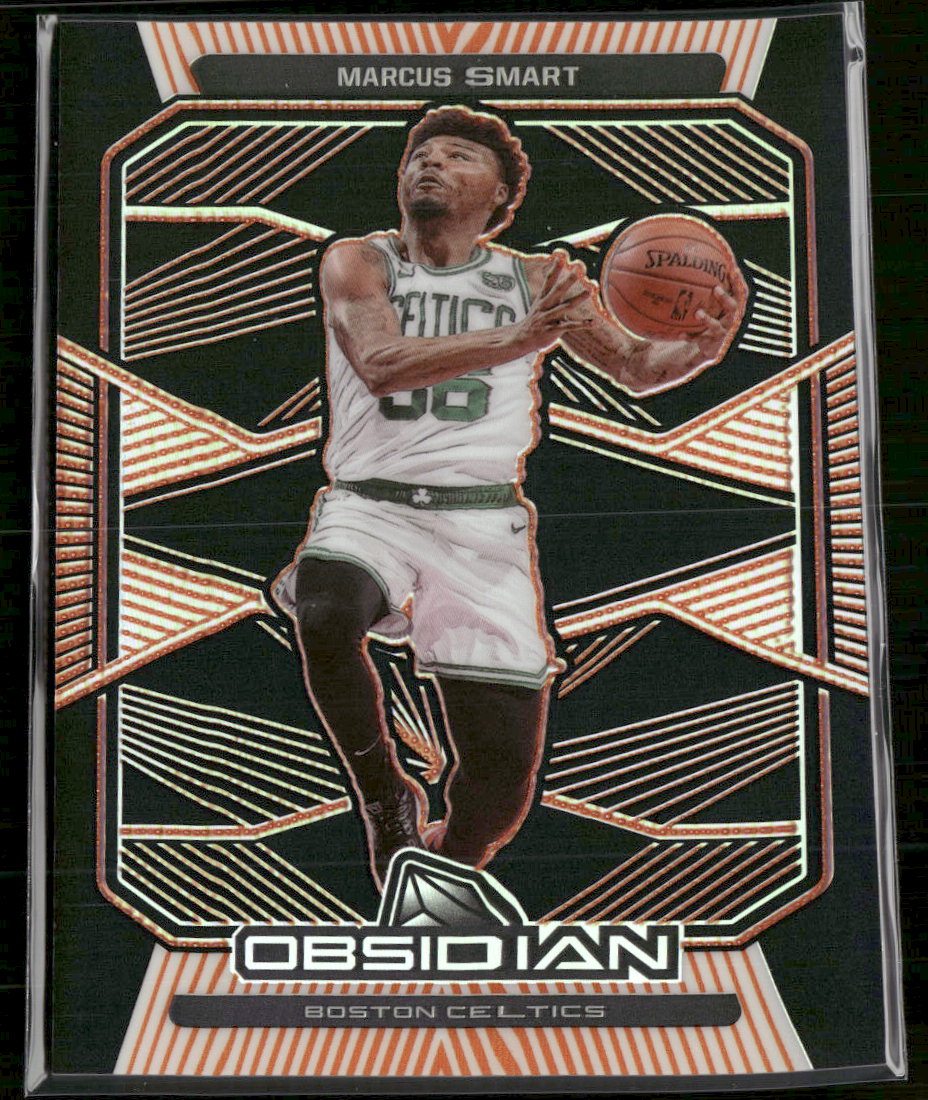 2019-20 Panini Obsidian Electric Etch Orange Marcus Smart #/50 #67
