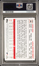 2023 Topps Archives White Back-Red Hot Foil Aaron Judge 9 PSA #50