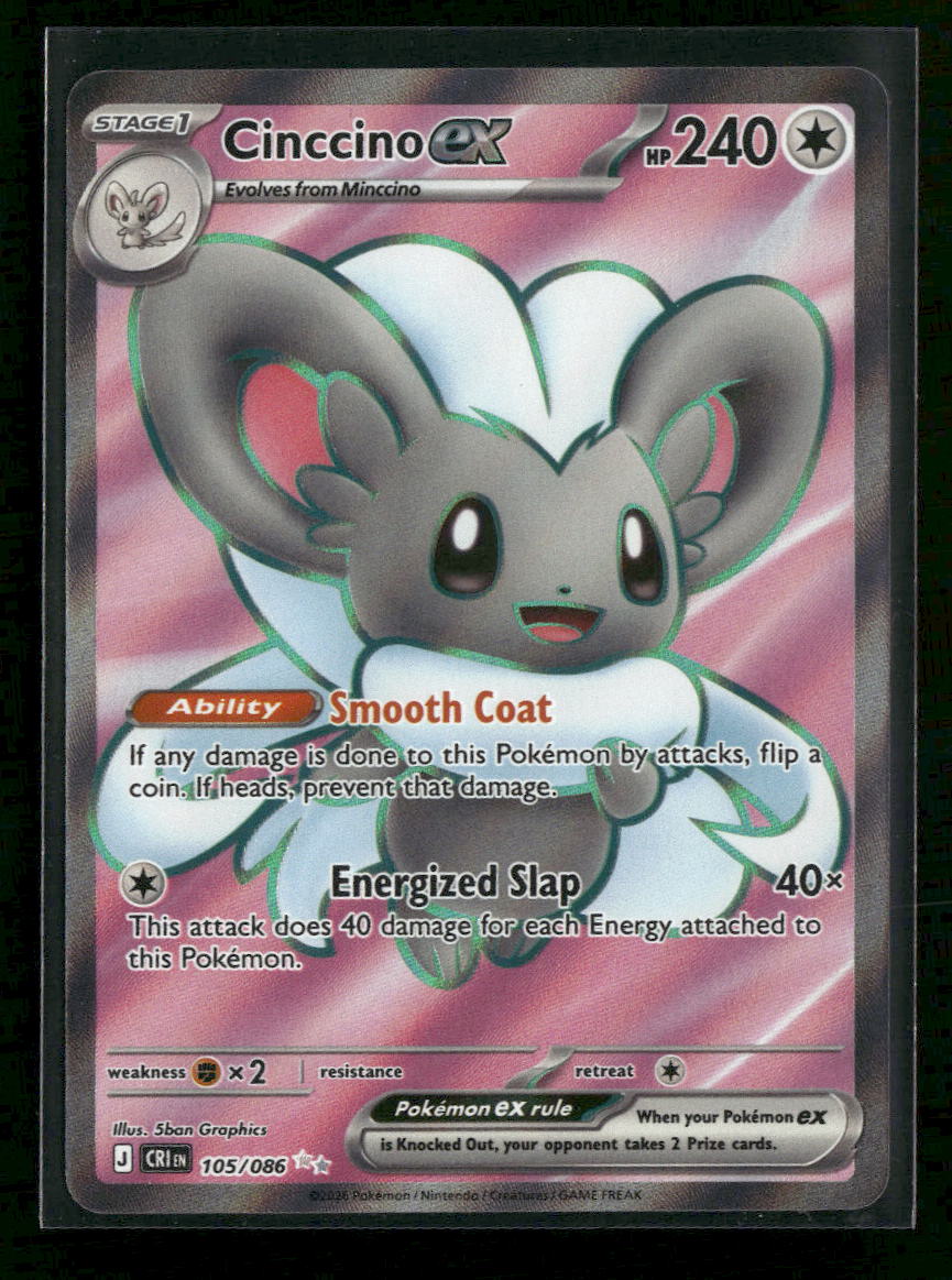 ME04: Chaos Rising Cinccino ex #105/086
