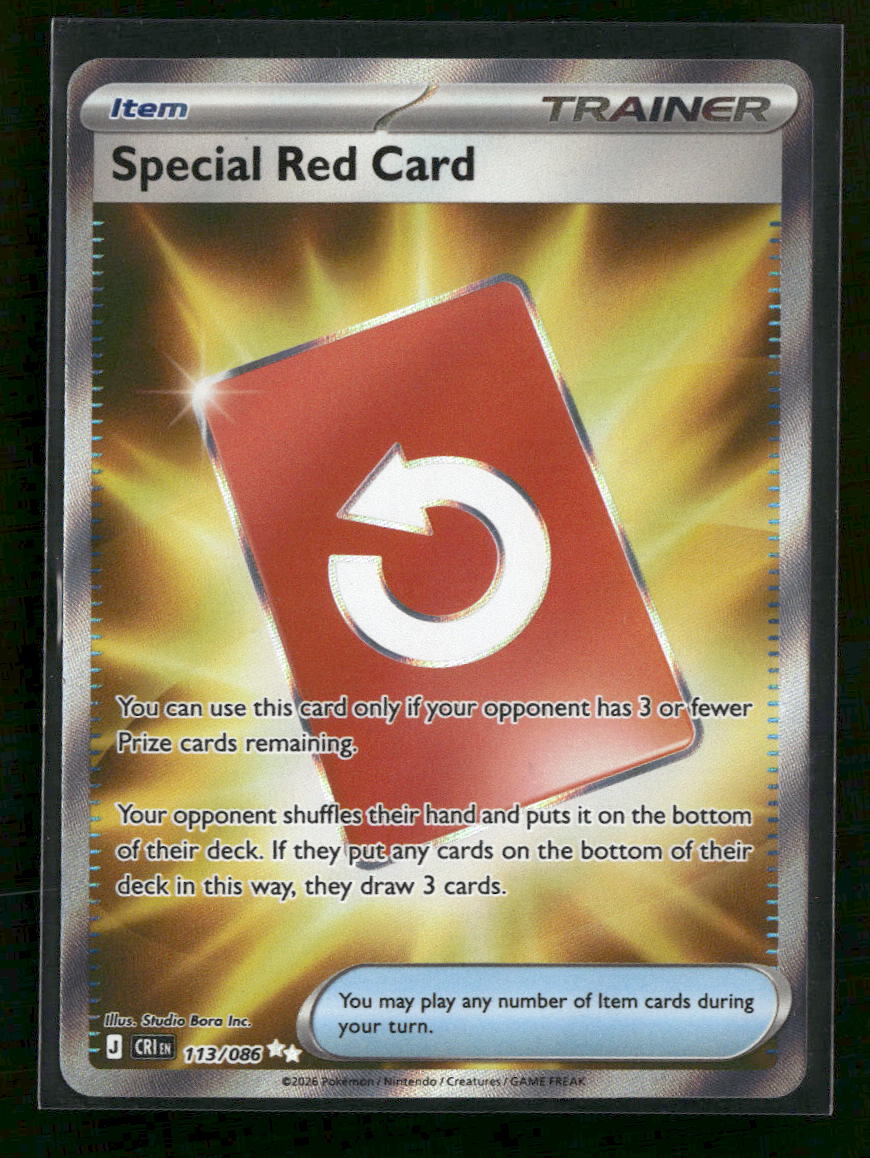 ME04: Chaos Rising Special Red Card #113/086
