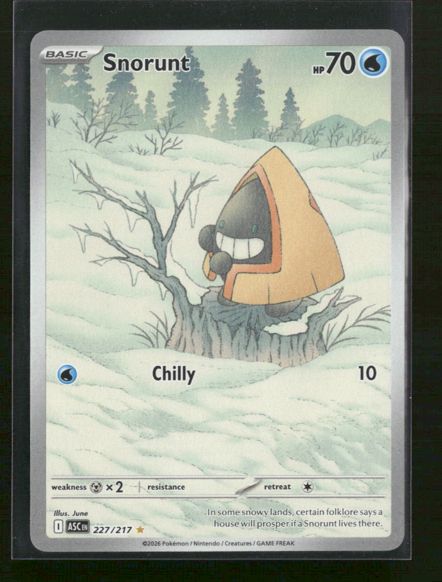 ME: Ascended Heroes Snorunt #227/217