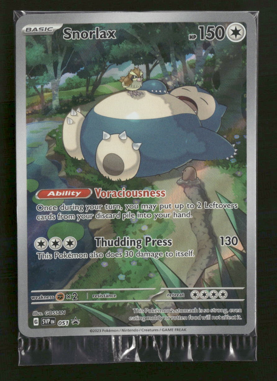 SV: Scarlet & Violet Promo Cards Snorlax #051 (Sealed)