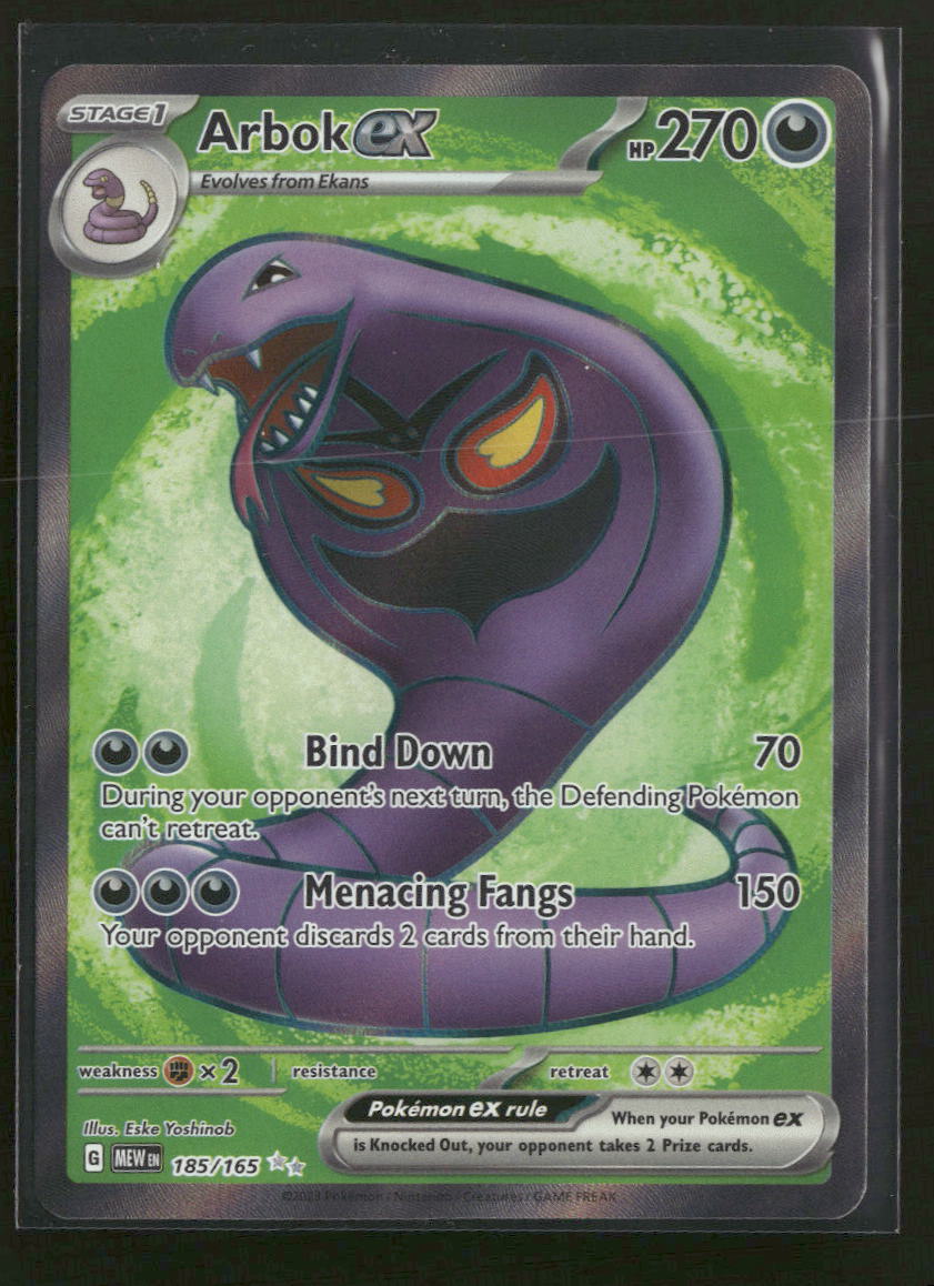 SV: Scarlet & Violet 151 Arbok ex #185/165