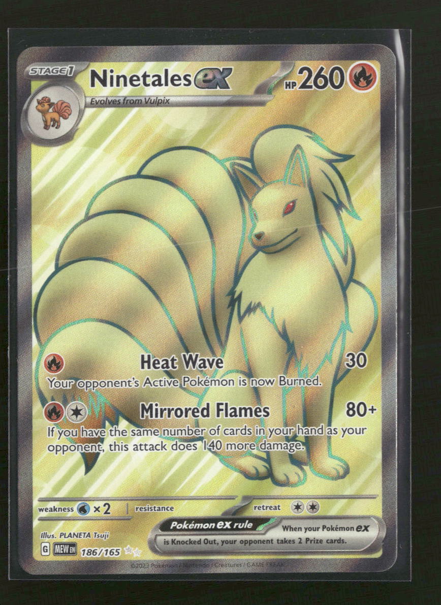 SV: Scarlet & Violet 151 Ninetales ex #186/165