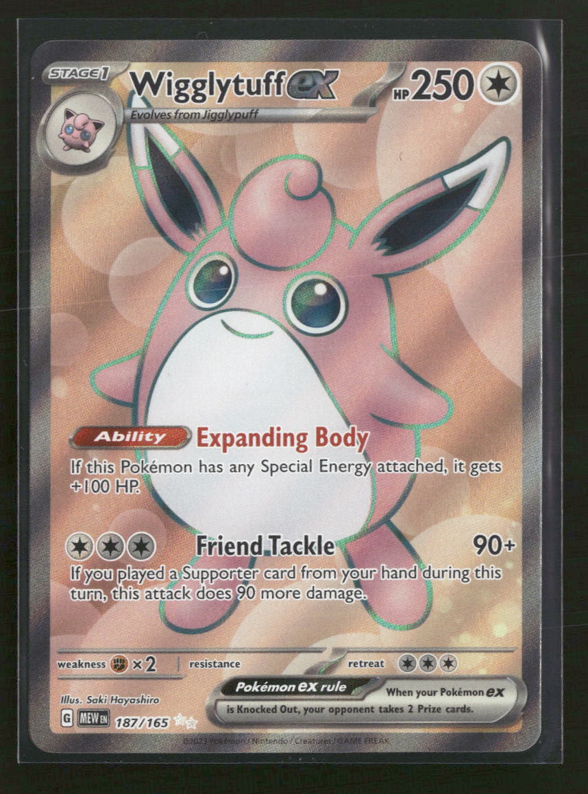 SV: Scarlet & Violet 151 Wigglytuff ex #187/165