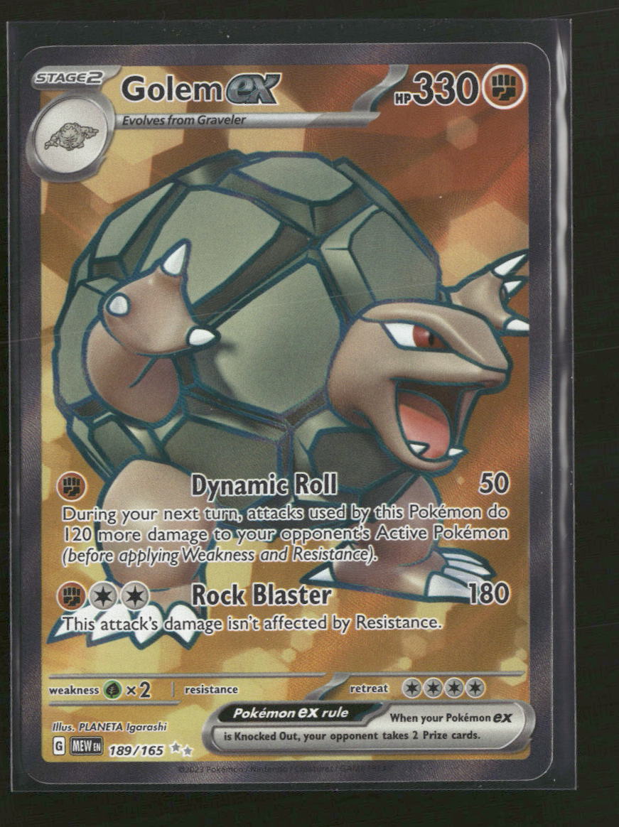 SV: Scarlet & Violet 151 Golem ex #189/165