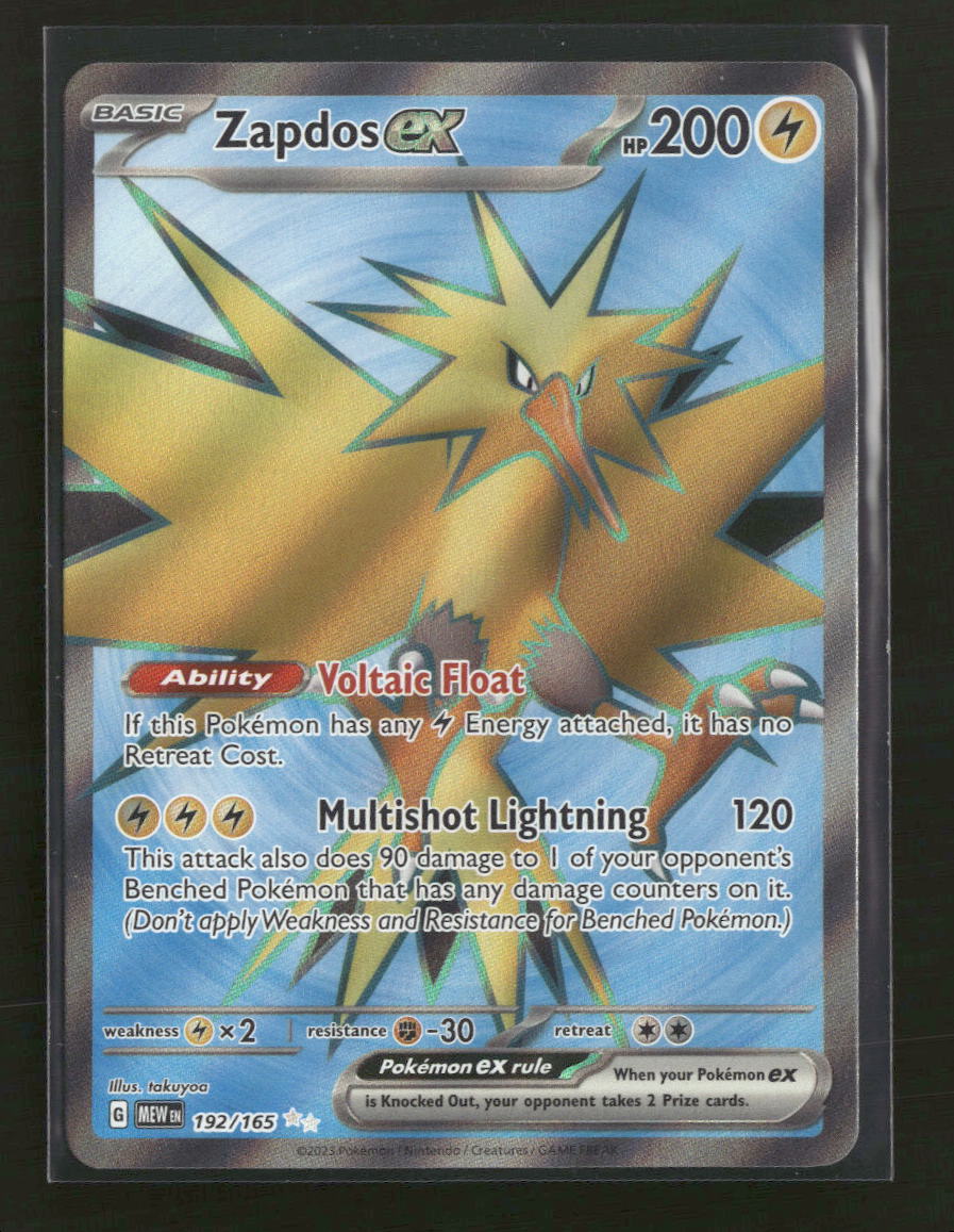 SV: Scarlet & Violet 151 Zapdos ex #192/165
