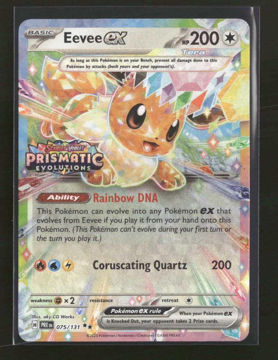 Miscellaneous Cards Eevee (Prismatic Evolution Stamp) #075/131