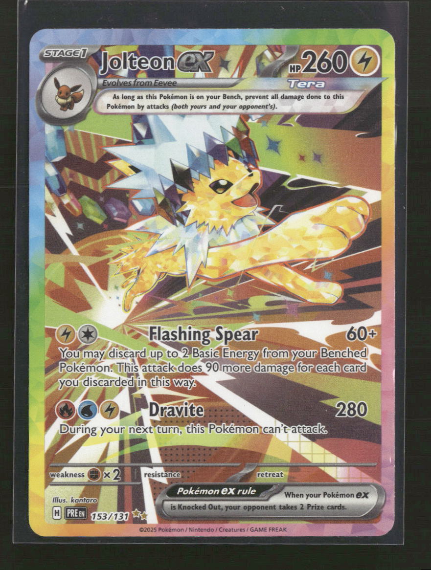 SV: Prismatic Evolutions Jolteon ex #153/131