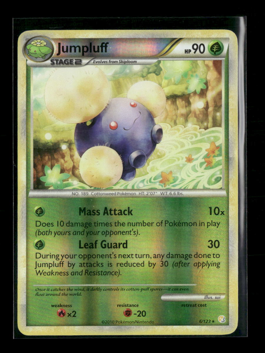 HeartGold SoulSilver Jumpluff Reverse Holo #6/123