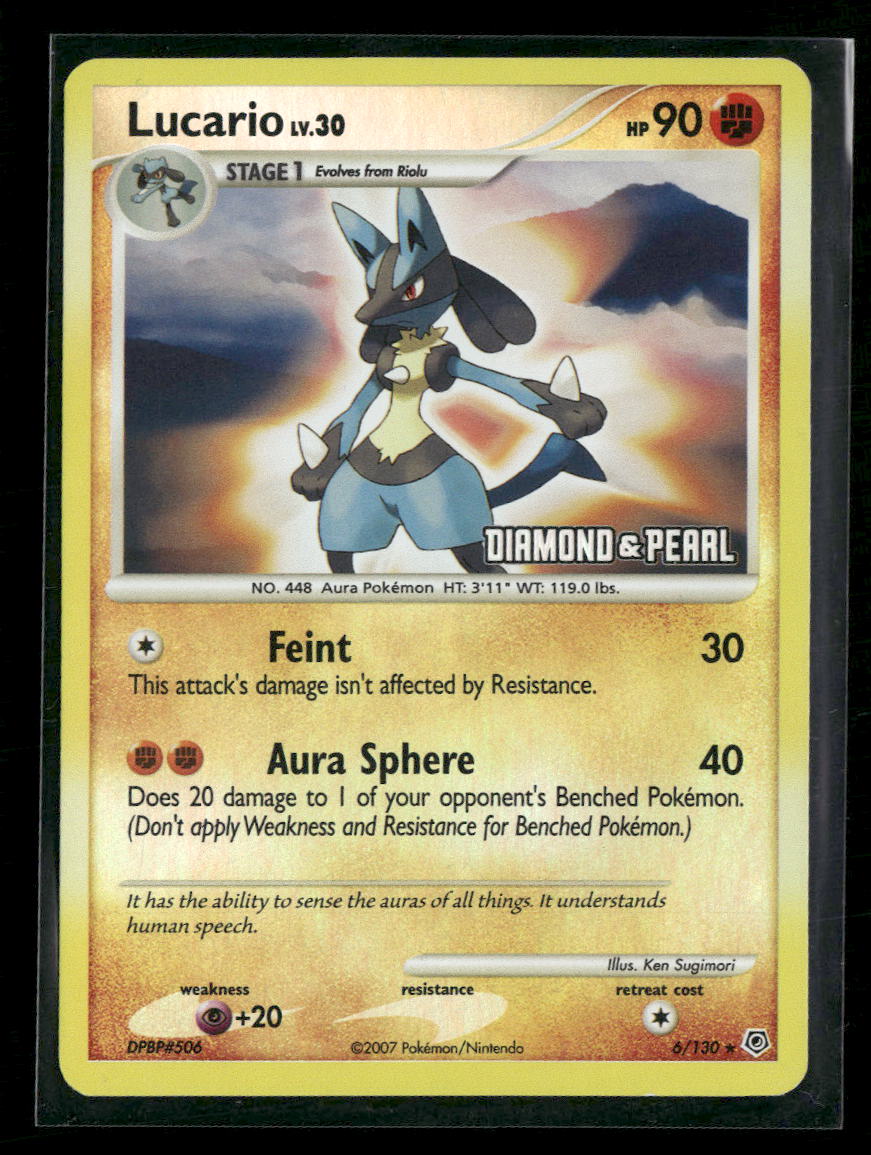 Burger King Promos Lucario #006/130