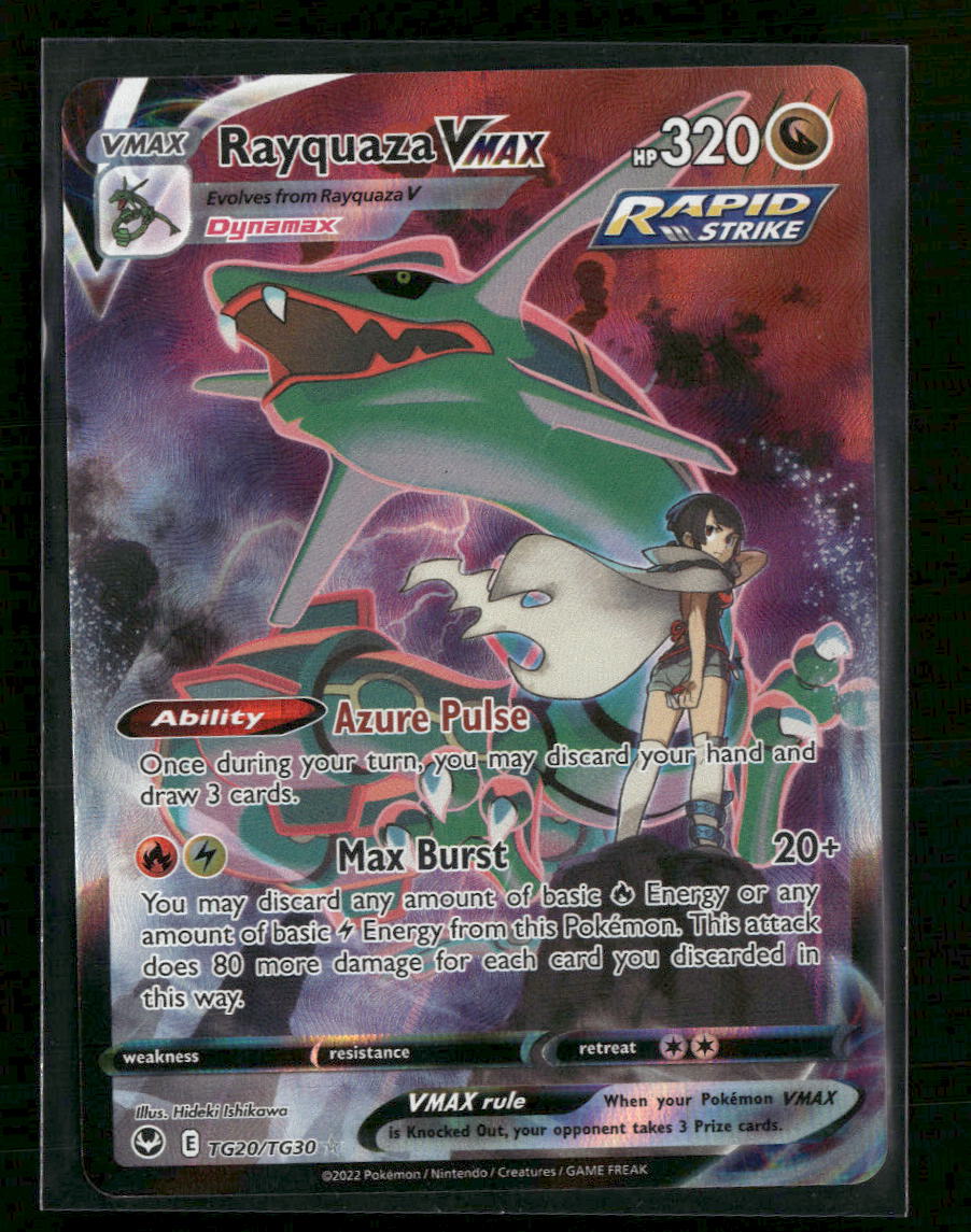 SWSH12: Silver Tempest Trainer Gallery Rayquaza VMAX #TG20/TG30