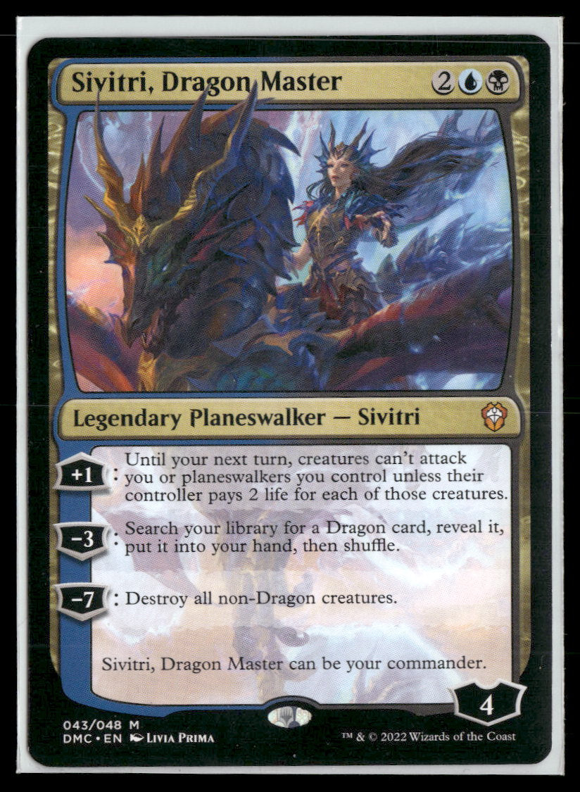 Commander: Dominaria United Sivitri, Dragon Master #43