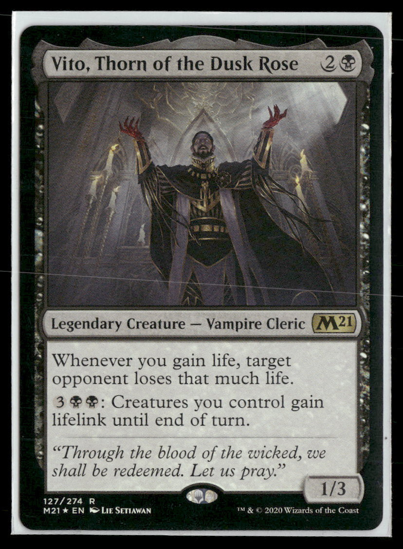 Core Set 2021 Vito, Thorn of the Dusk Rose #127