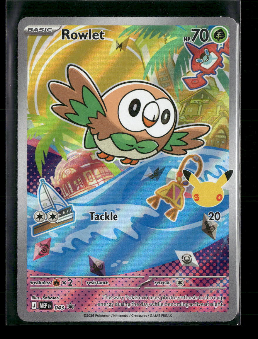 ME: Mega Evolution Promo Rowlet #043